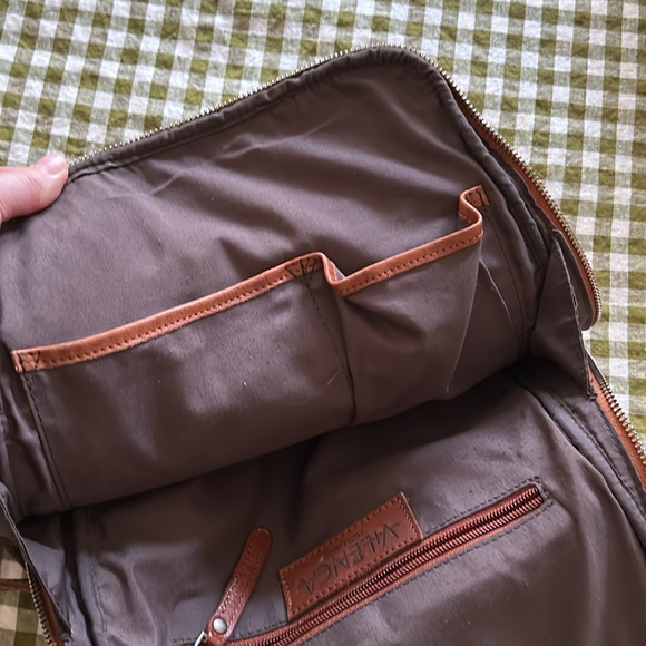 Vilenca Holland Woven Leather Backpack - Picture 6 of 7